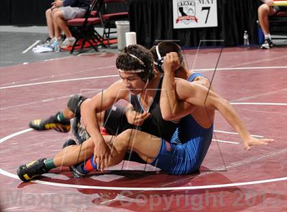 Thumbnail 3 in CIF  State Boys Wrestling Championships (Round 1) photogallery.