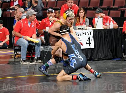 Thumbnail 1 in CIF  State Boys Wrestling Championships (Round 1) photogallery.