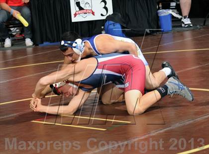 Thumbnail 3 in CIF  State Boys Wrestling Championships (Round 1) photogallery.