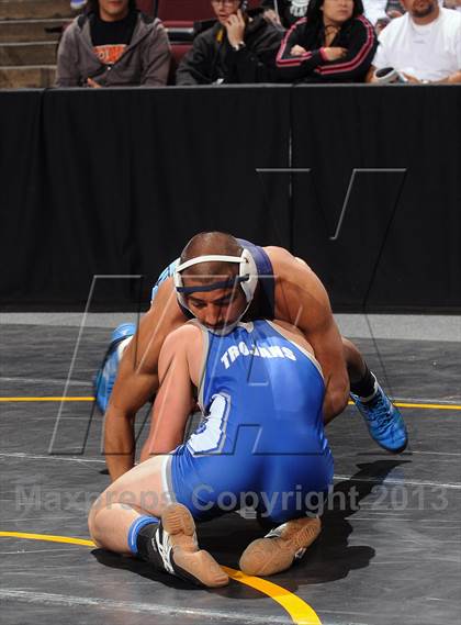 Thumbnail 2 in CIF  State Boys Wrestling Championships (Round 1) photogallery.