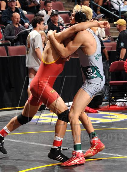 Thumbnail 3 in CIF  State Boys Wrestling Championships (Round 1) photogallery.
