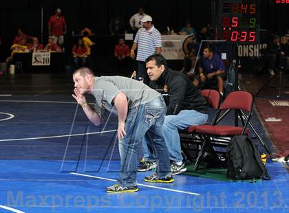 Thumbnail 2 in CIF  State Boys Wrestling Championships (Round 1) photogallery.