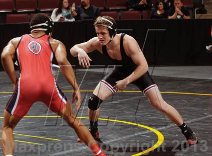 Thumbnail 3 in CIF  State Boys Wrestling Championships (Round 1) photogallery.