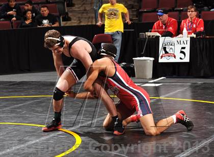 Thumbnail 2 in CIF  State Boys Wrestling Championships (Round 1) photogallery.