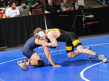 Thumbnail 2 in CIF  State Boys Wrestling Championships (Round 1) photogallery.