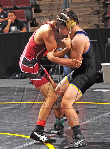 Thumbnail 3 in CIF  State Boys Wrestling Championships (Round 1) photogallery.