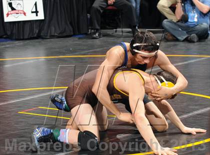 Thumbnail 2 in CIF  State Boys Wrestling Championships (Round 1) photogallery.