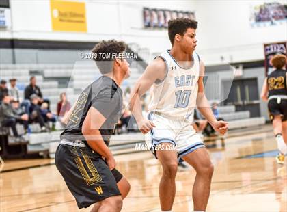 Thumbnail 1 in West vs East (Shawnee Mission East Tournament) photogallery.