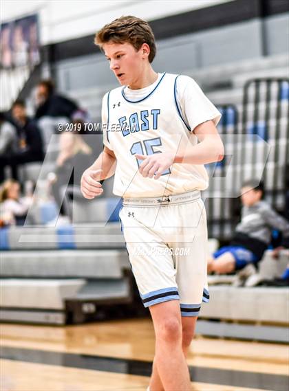 Thumbnail 1 in West vs East (Shawnee Mission East Tournament) photogallery.