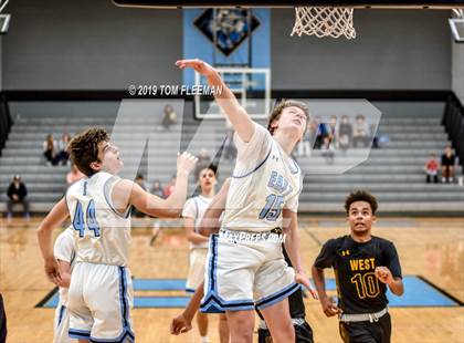 Thumbnail 1 in West vs East (Shawnee Mission East Tournament) photogallery.