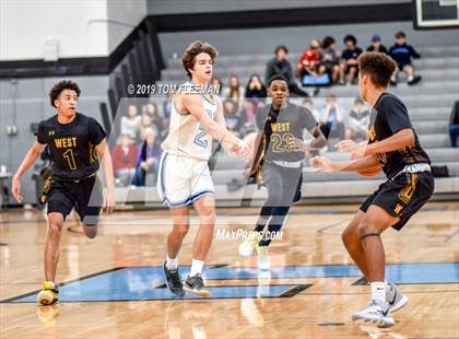 Thumbnail 1 in West vs East (Shawnee Mission East Tournament) photogallery.