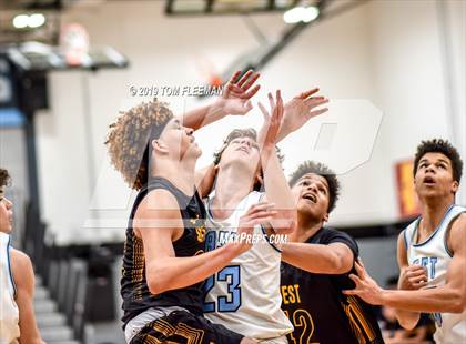 Thumbnail 3 in West vs East (Shawnee Mission East Tournament) photogallery.