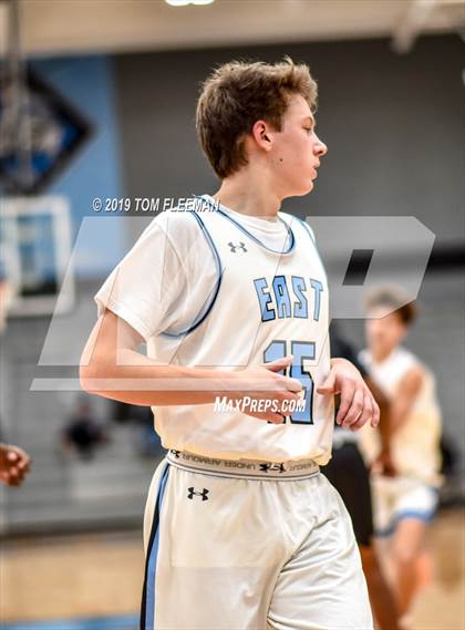 Thumbnail 1 in West vs East (Shawnee Mission East Tournament) photogallery.