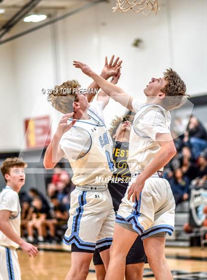 Thumbnail 3 in West vs East (Shawnee Mission East Tournament) photogallery.