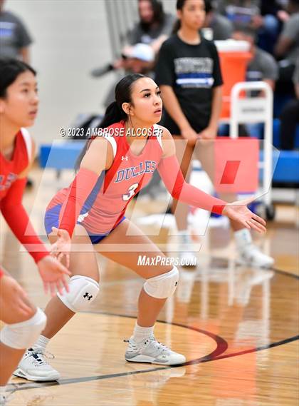Thumbnail 2 in Fort Bend Dulles @ Katy Taylor (2023 KISD/CFISD Varsity Tournament) photogallery.
