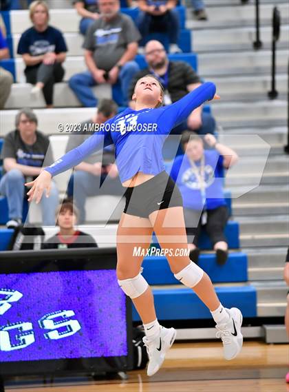 Thumbnail 3 in Fort Bend Dulles @ Katy Taylor (2023 KISD/CFISD Varsity Tournament) photogallery.