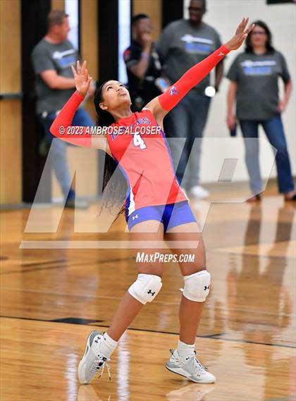Thumbnail 1 in Fort Bend Dulles @ Katy Taylor (2023 KISD/CFISD Varsity Tournament) photogallery.