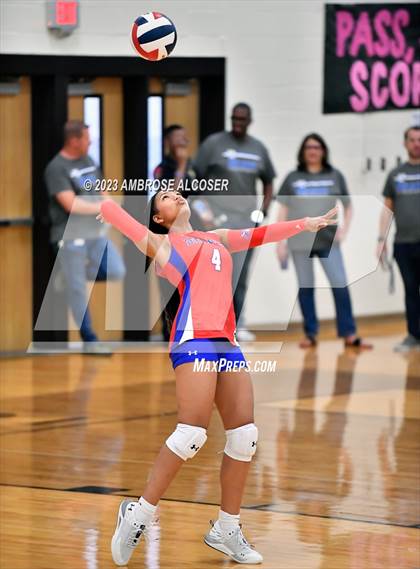 Thumbnail 2 in Fort Bend Dulles @ Katy Taylor (2023 KISD/CFISD Varsity Tournament) photogallery.