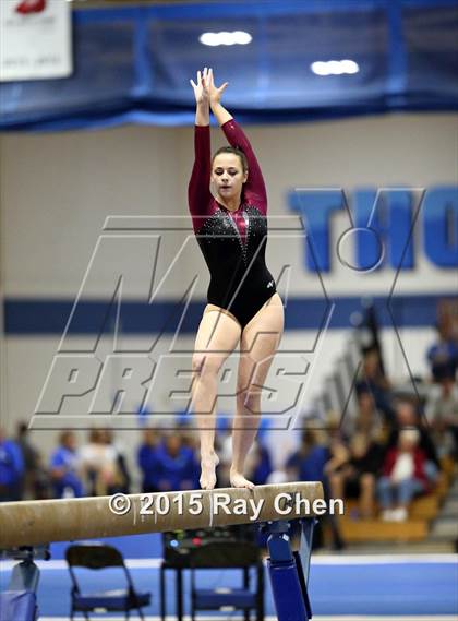 Thumbnail 1 in CHSAA 5A Gymnastics Championships (Day 1 Second Half) photogallery.