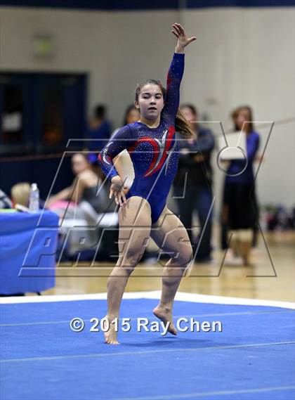 Thumbnail 2 in CHSAA 5A Gymnastics Championships (Day 1 Second Half) photogallery.