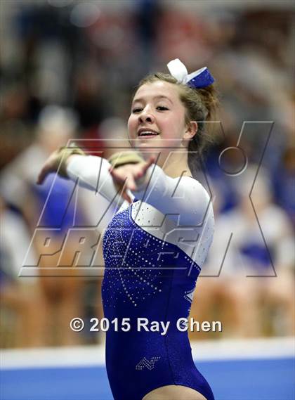 Thumbnail 3 in CHSAA 5A Gymnastics Championships (Day 1 Second Half) photogallery.