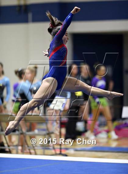Thumbnail 3 in CHSAA 5A Gymnastics Championships (Day 1 Second Half) photogallery.