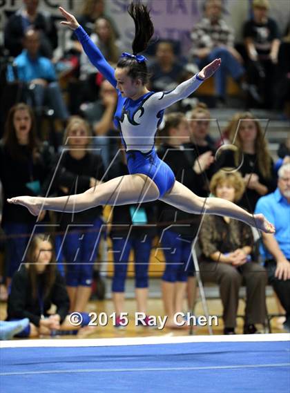 Thumbnail 1 in CHSAA 5A Gymnastics Championships (Day 1 Second Half) photogallery.