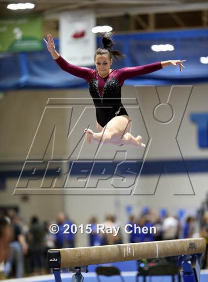 Thumbnail 3 in CHSAA 5A Gymnastics Championships (Day 1 Second Half) photogallery.