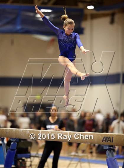 Thumbnail 1 in CHSAA 5A Gymnastics Championships (Day 1 Second Half) photogallery.