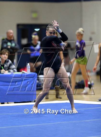 Thumbnail 3 in CHSAA 5A Gymnastics Championships (Day 1 Second Half) photogallery.