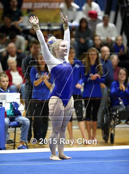 Thumbnail 3 in CHSAA 5A Gymnastics Championships (Day 1 Second Half) photogallery.