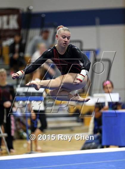 Thumbnail 1 in CHSAA 5A Gymnastics Championships (Day 1 Second Half) photogallery.