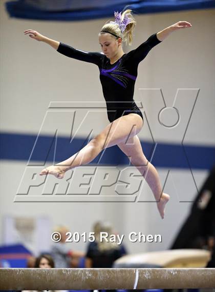 Thumbnail 3 in CHSAA 5A Gymnastics Championships (Day 1 Second Half) photogallery.