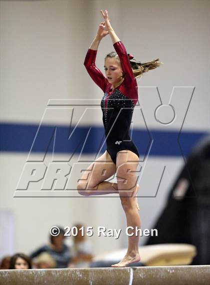 Thumbnail 1 in CHSAA 5A Gymnastics Championships (Day 1 Second Half) photogallery.