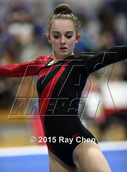 Thumbnail 1 in CHSAA 5A Gymnastics Championships (Day 1 Second Half) photogallery.