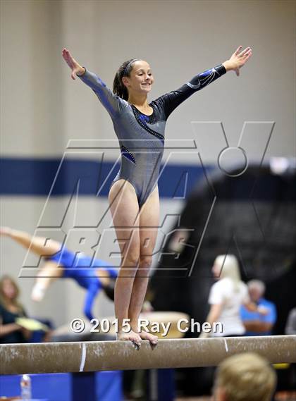 Thumbnail 3 in CHSAA 5A Gymnastics Championships (Day 1 Second Half) photogallery.