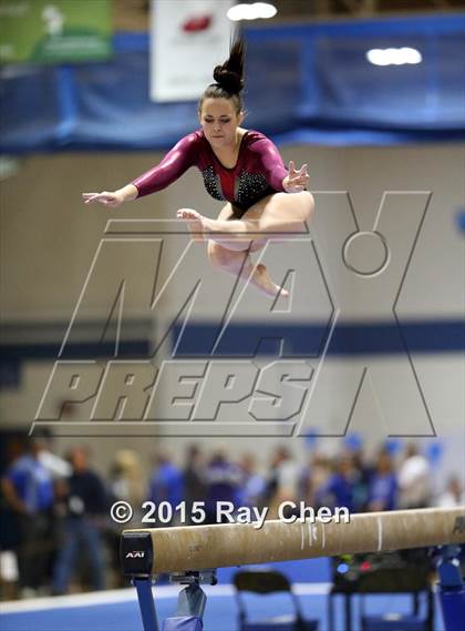 Thumbnail 3 in CHSAA 5A Gymnastics Championships (Day 1 Second Half) photogallery.