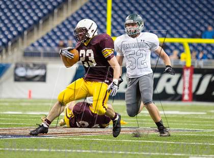 Thumbnail 3 in Menominee vs Grand Rapids West Catholic (MHSAA Division 5 Final) photogallery.