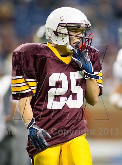 Thumbnail 2 in Menominee vs Grand Rapids West Catholic (MHSAA Division 5 Final) photogallery.