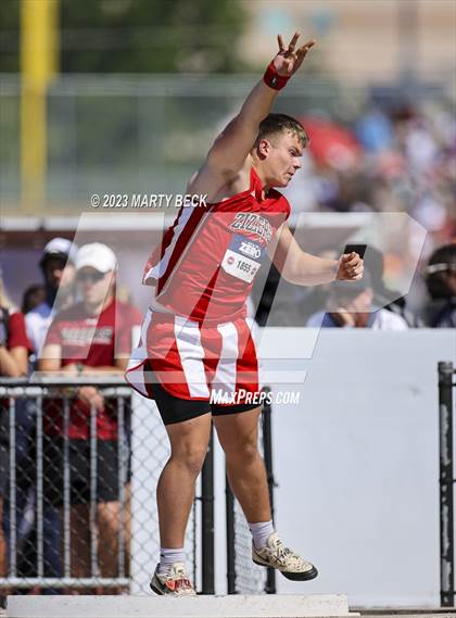 Thumbnail 1 in Class 4 Shot Put (MSHSAA State Championship) photogallery.