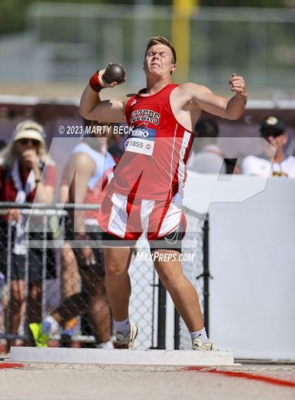Thumbnail 1 in Class 4 Shot Put (MSHSAA State Championship) photogallery.