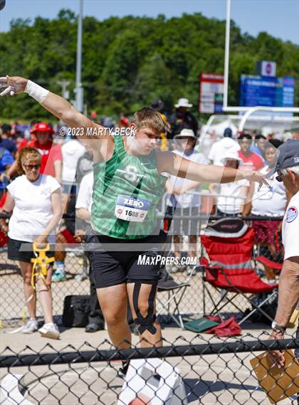 Thumbnail 3 in Class 4 Shot Put (MSHSAA State Championship) photogallery.