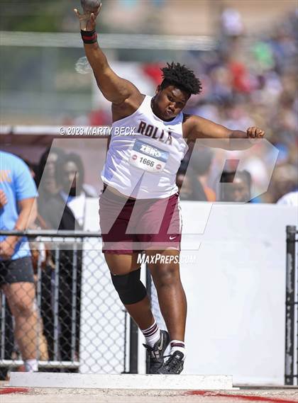 Thumbnail 2 in Class 4 Shot Put (MSHSAA State Championship) photogallery.