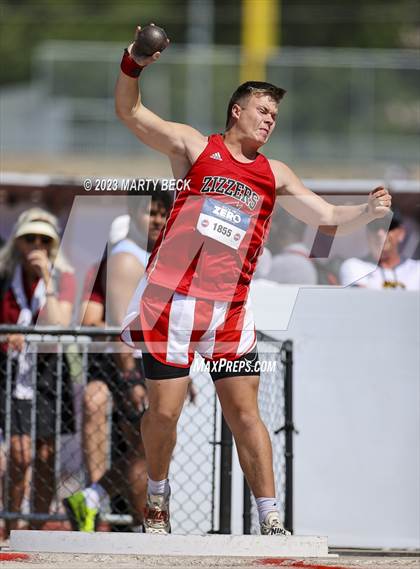 Thumbnail 3 in Class 4 Shot Put (MSHSAA State Championship) photogallery.