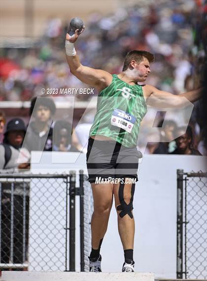 Thumbnail 2 in Class 4 Shot Put (MSHSAA State Championship) photogallery.
