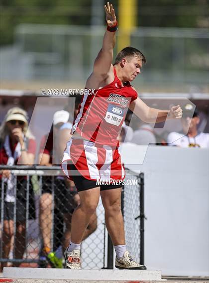 Thumbnail 2 in Class 4 Shot Put (MSHSAA State Championship) photogallery.
