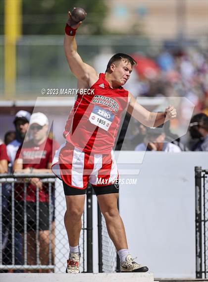 Thumbnail 3 in Class 4 Shot Put (MSHSAA State Championship) photogallery.