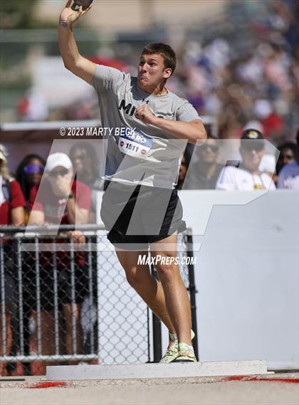 Thumbnail 2 in Class 4 Shot Put (MSHSAA State Championship) photogallery.
