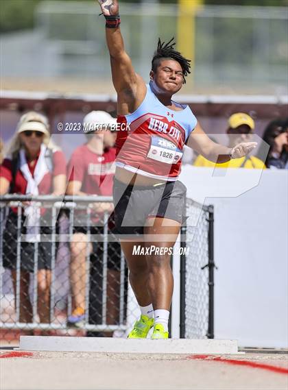 Thumbnail 1 in Class 4 Shot Put (MSHSAA State Championship) photogallery.