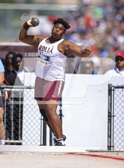 Thumbnail 3 in Class 4 Shot Put (MSHSAA State Championship) photogallery.
